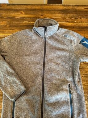 CMP Gray Fleece Jacket with Branded Neck Tape